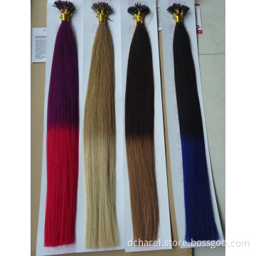 Reasonable Price in Remy Top Quality Keratin U-Tip Human Hair Extension